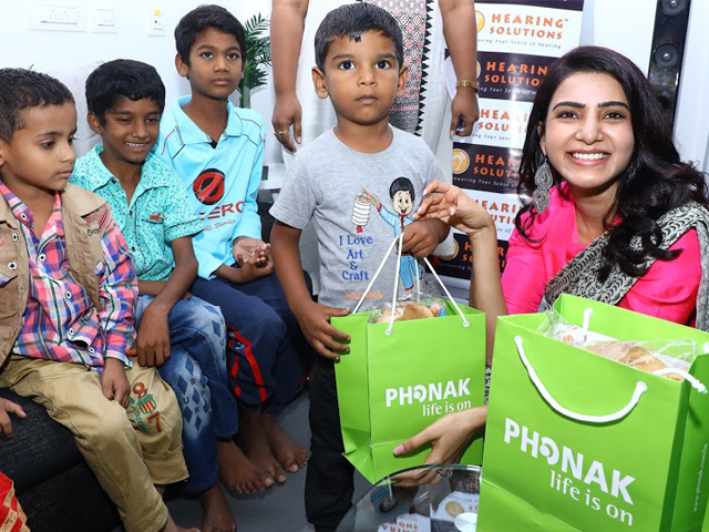 Samantha Participated In A Social Initiative Taken Up By Phonak